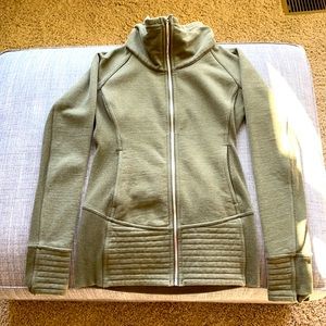 Army Green Lululemon Zip Up